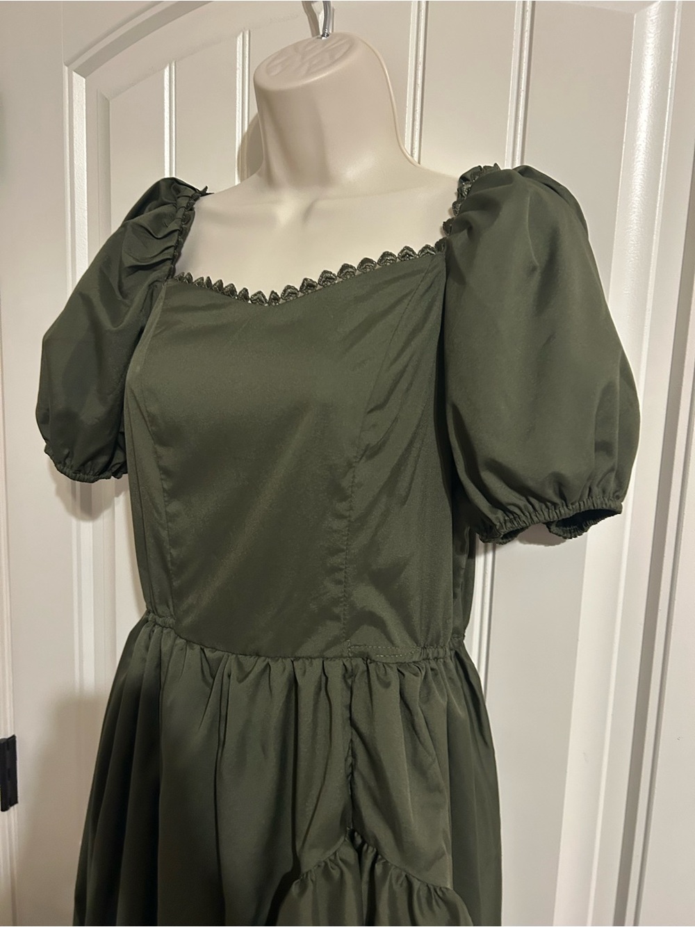 NEW ABaoWedding Women Renaissance Dress Cottagecore High Low Costume Dress Sz M - Picture 9 of 10